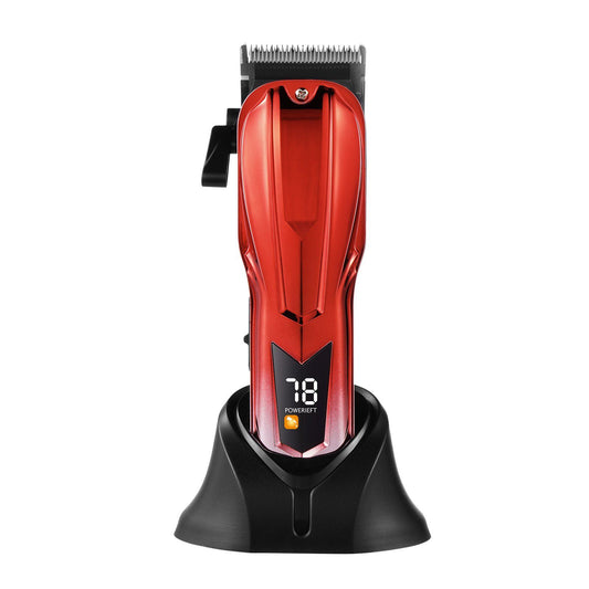 VEVOR Professional Hair Clipper Men's Barber Clipper 6800RPM with LCD Display Single-Piece Set (1 x Hair Clipper) Brushless Motor