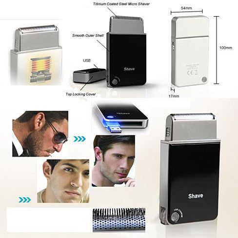 Chic Shaver - A Portable Travel USB Rechargeable Shaver